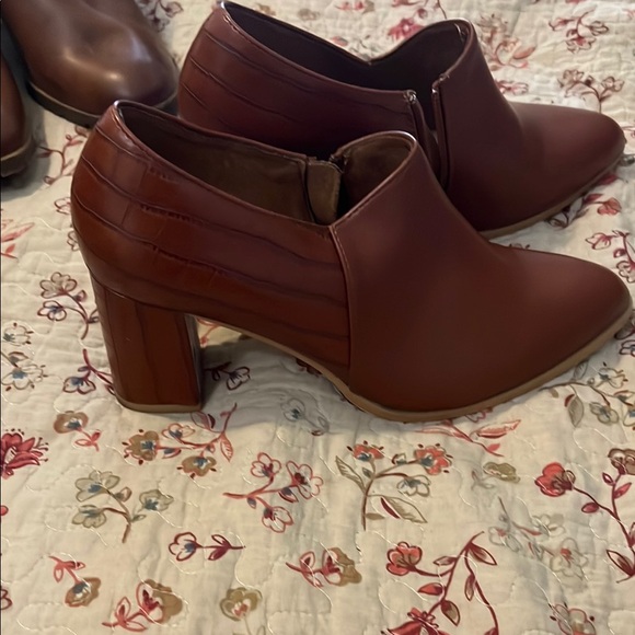 Allegra K Women's Brown Slip-On Shoes - Picture 2 of 2